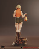 TU134- Female Character design, Ashley Graham，3d STL resin print download files