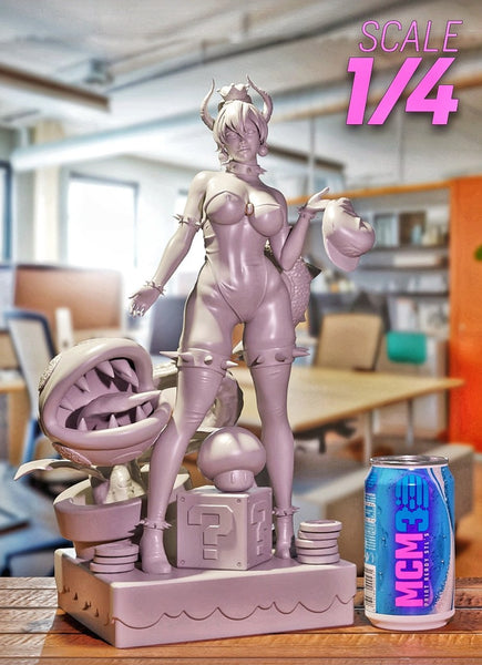 TU217 - Legendary Character design, Bowsette，3d STL resin print download files