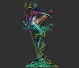 TU127 - Female Character design, Lenora Queen of Crows，3d STL resin print download files