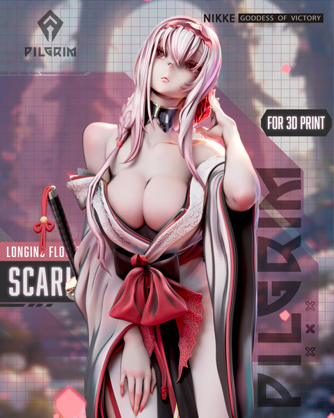 TU140 - NSFW Female Character design,Nikke Goddess Of Victory - Scarlet Longing Flower，3d STL resin print download files