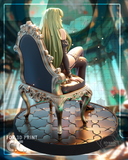 C.C. from the anime series Code Geass. ，Anime Character design, 3d STL resin print download files (R326)