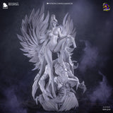 R339 - Games Character design, Bayonetta , 3d STL resin print download files