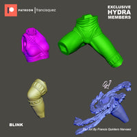 MEI105 - Comic character design, Blink, 3d stl print files