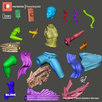 MEI105 - Comic character design, Blink, 3d stl print files