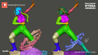 MEI105 - Comic character design, Blink, 3d stl print files