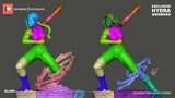 MEI105 - Comic character design, Blink, 3d stl print files