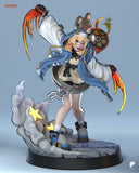 TU094 - Games character design, BRIDGET - Guilty Gear, 3d stl print resin download files
