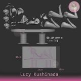 R313 - Games Character design, Lucy from cyberpunk 2077 ( Bunny )，3d STL resin print download files