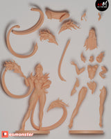 B205 - Games character design, the coven evelynn from League of legend, 3d stl download dropbox link files