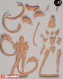 B205 - Games character design, the coven evelynn from League of legend, 3d stl download dropbox link files