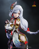 TU002 - Games character design, Genshin impact ShenHe, 3d stl resin print download files