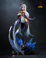 TU002 - Games character design, Genshin impact ShenHe, 3d stl resin print download files