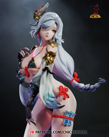 TU002 - Games character design, Genshin impact ShenHe, 3d stl resin print download files