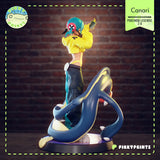 R312 - Games Character design,Canari from the game Pokémon Legends: Z-A，3d STL resin print download files