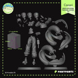 R312 - Games Character design,Canari from the game Pokémon Legends: Z-A，3d STL resin print download files