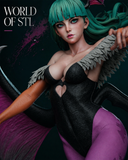 Y021 - Games Character design, Morrigan Aenslandr ，3d STL resin print download files