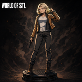 R336 - Games Character design, Grace Ashcroft from Residence Evil 9 , 3d STL resin print download files