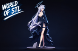 Shiroko Terror from the game Blue Archive，Female Character design, 3d STL resin print download files (TU164)