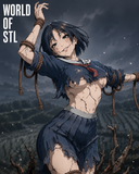 Ayakakashi from the game Silent Hill F. - High Detail Character for Resin Printing ( Y023 )