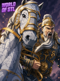 Guan Yu from Romance of the three kingdom - High Detail Character for Resin Printing, 3d stl file print download ( Y028 )