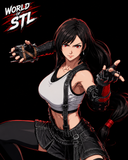Tifa Lockheart From the Final Fantasy 7 - High Detail Character for Resin Printing, 3d stl file print download ( Y040 )