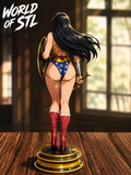Wonder Woman +NSFW，Legendary Character design, 3d STL resin print download files (TU202)