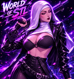 Warrior Nun The Movie,Female Character design,3d STL resin print download files (TU157)