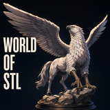 Hippogriff, mythical creature from Harry Potter，Legendary Creature, 3d STL resin print download files (Y001 )