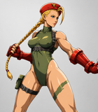 The Street Fighters Cammy White, Games Character design, STL 3D model design printable download files （ A007 ）
