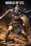 Perseus the Slayer Hero，Legendary Games Character design,3d STL resin print download files（Y005 ）