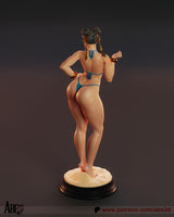 R017 - 3D STL model design download print  files, Games character design, Chun li Bikini