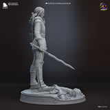 TU241 - Legendary Character design, Ciri The Witcher ，3d STL resin print download files