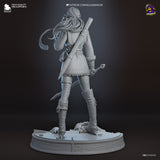 TU241 - Legendary Character design, Ciri The Witcher ，3d STL resin print download files