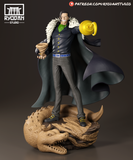 ANI113 - Legendary Character design, Sir Crocodile From One Piece ，3d STL resin print download files