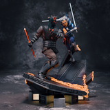 MAN112 - Legendary Character design, Ahsoka Tano vs Darth Maul Diorama，3d STL resin print download files