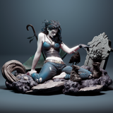 MN012 - Fantasy female character, Sandman Death , 3d stl print download files