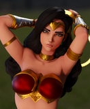 TU228 - Legendary Character design, NSFW WonderWomen ，3d STL resin print download files (Copy)