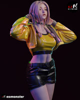 TU115 - Female Character design, Zhu Yunge，3d STL resin print download files