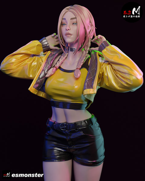 TU115 - Female Character design, Zhu Yunge，3d STL resin print download files