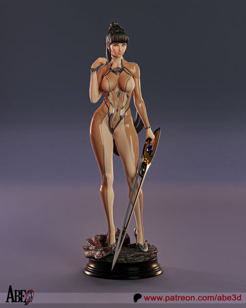 R045 - 3D STL model design download print  files, Games character design, Eve The Stella Blade