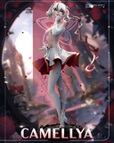 TU029 - Female Character design, Camellya from Wuthering Waves，3d STL resin print download files