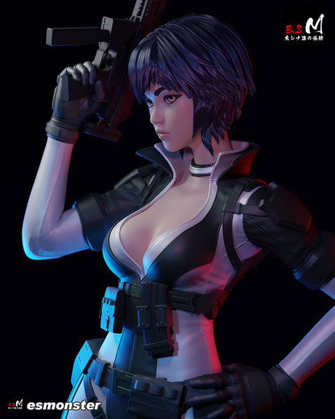 TU075 - NSFW Female Character design，Motoko Kusanagi Battle Version，3d STL resin print download files