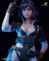TU075 - NSFW Female Character design，Motoko Kusanagi Battle Version，3d STL resin print download files