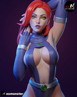 TU117 - Female Character design, Starfire，3d STL resin print download files