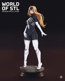 Legendary Character design, Marvel character Julia Carpenter as Spider-Woman，3d STL resin print download files (TU223)