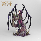 Sarah Kerrigan StarCraft Character design, STL 3D Model design print download file (A016)