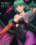 Y021 - Games Character design, Morrigan Aenslandr ，3d STL resin print download files