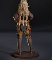 R219 - Games character design, Monster Huntor female character design, The Gemma , 3D STL file instant download