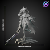 Gilberta from Arknights: Endfield，Games Character design, 3d STL resin print download files (R319)