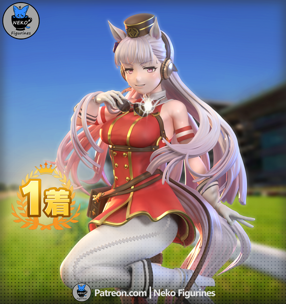 TU045 - Games character design, Goldship – Uma Musume , 3D Printer Files, 3d STL resin print download files